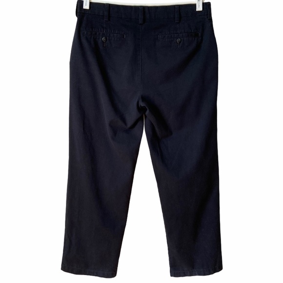 Croft & Barrow Men’s Black Khaki Pants, 33W x 30L - Picture 2 of 10